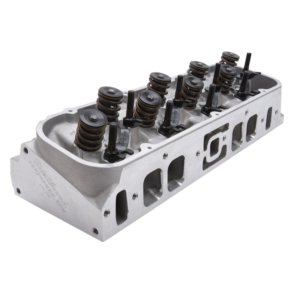 Edelbrock 60435 RPM Big-Block Chevy Oval Port Cylinder Head Hydraulic Roller Cam for Select Chevrolet Bel Air, Chevrolet Biscayne, Chevrolet Blazer, Chevrolet Brookwood, Chevrolet C10, Chevrolet C10 Pickup, Chevrolet C10 Suburban, Chevrolet C20,