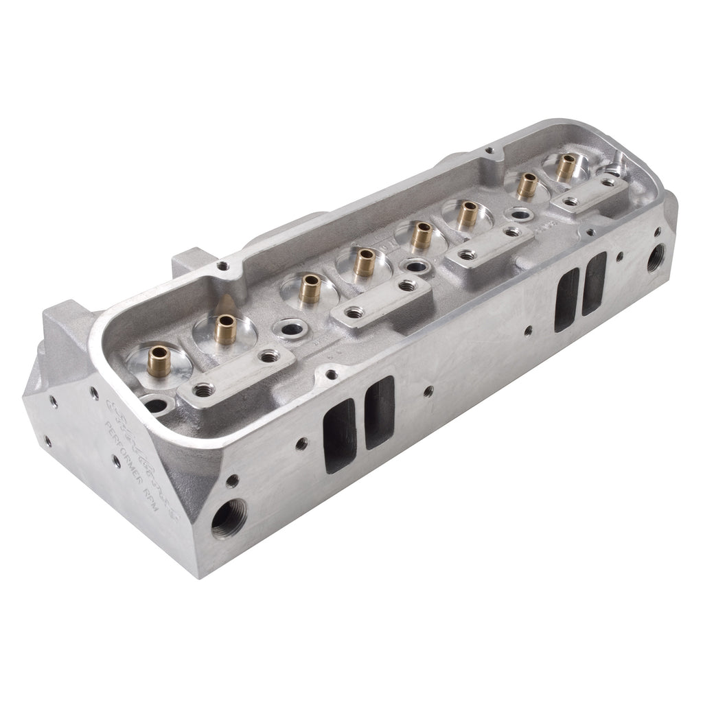Edelbrock 60509 RPM Pro Port Pontiac Cylinder Head 72cc Bare for Select Buick LeSabre, Oldsmobile 98, Oldsmobile Custom Cruiser, Oldsmobile Delta 88, Pontiac Acadian, Pontiac Bonneville, Pontiac Catalina, Pontiac Executive, Pontiac Firebird, Pontiac GTO,