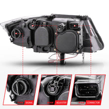 Load image into Gallery viewer, 0608-Bmw-3-Series-E90e91-Projector-Halo-WLed-Bar-Chrome-Clear-WAmber(Ccfl)DrivePass