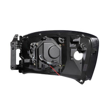 Load image into Gallery viewer, 0608-Ram-15000609-Ram-25003500-Projector-Halo-Chrome-Clear-Amber(Ccfl)Headlights-DrivPass