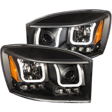 Load image into Gallery viewer, 0608-Ram-15000609-Ram-25003500-Projector-Headlights-WUbar-Black-Clear-DrivePass