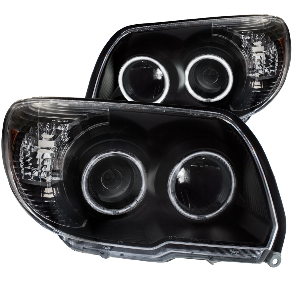 0609-4Runner-Projector-Headlights-WUbar-Black-Clear-DriverPassenger