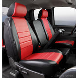 Fia Inc. SL69-15 RED SL60 Series - Leatherlite Simulated Leather Custom Fit Front Seat Cover- Red