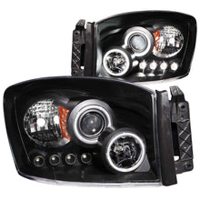 Load image into Gallery viewer, 0609-Ram-15000609-Ram-25003500-Projector-Halo-Black-Clear-Amber(Ccfl)Headlights-DrivPass
