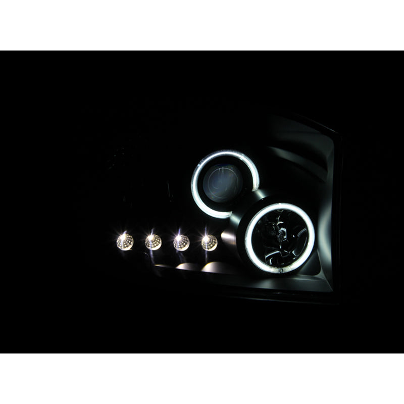 0609-Ram-15000609-Ram-25003500-Projector-Halo-Black-Clear-Amber(Ccfl)Headlights-DrivPass