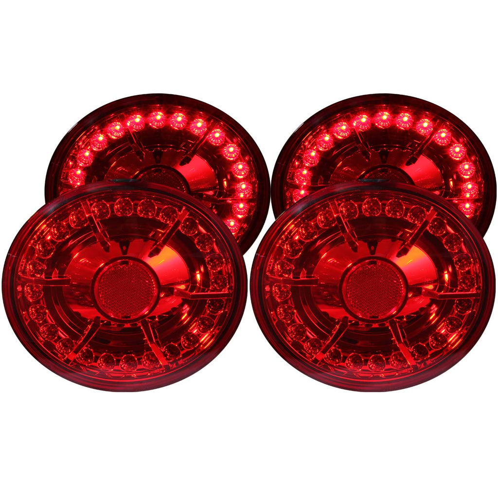 0610-Chevrolet-Corvette-Led-4-Pcs-All-Red-Led-Tail-Lights