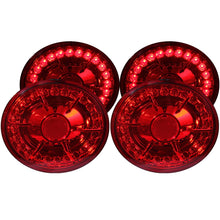Load image into Gallery viewer, 0610-Chevrolet-Corvette-Led-4-Pcs-All-Red-Led-Tail-Lights