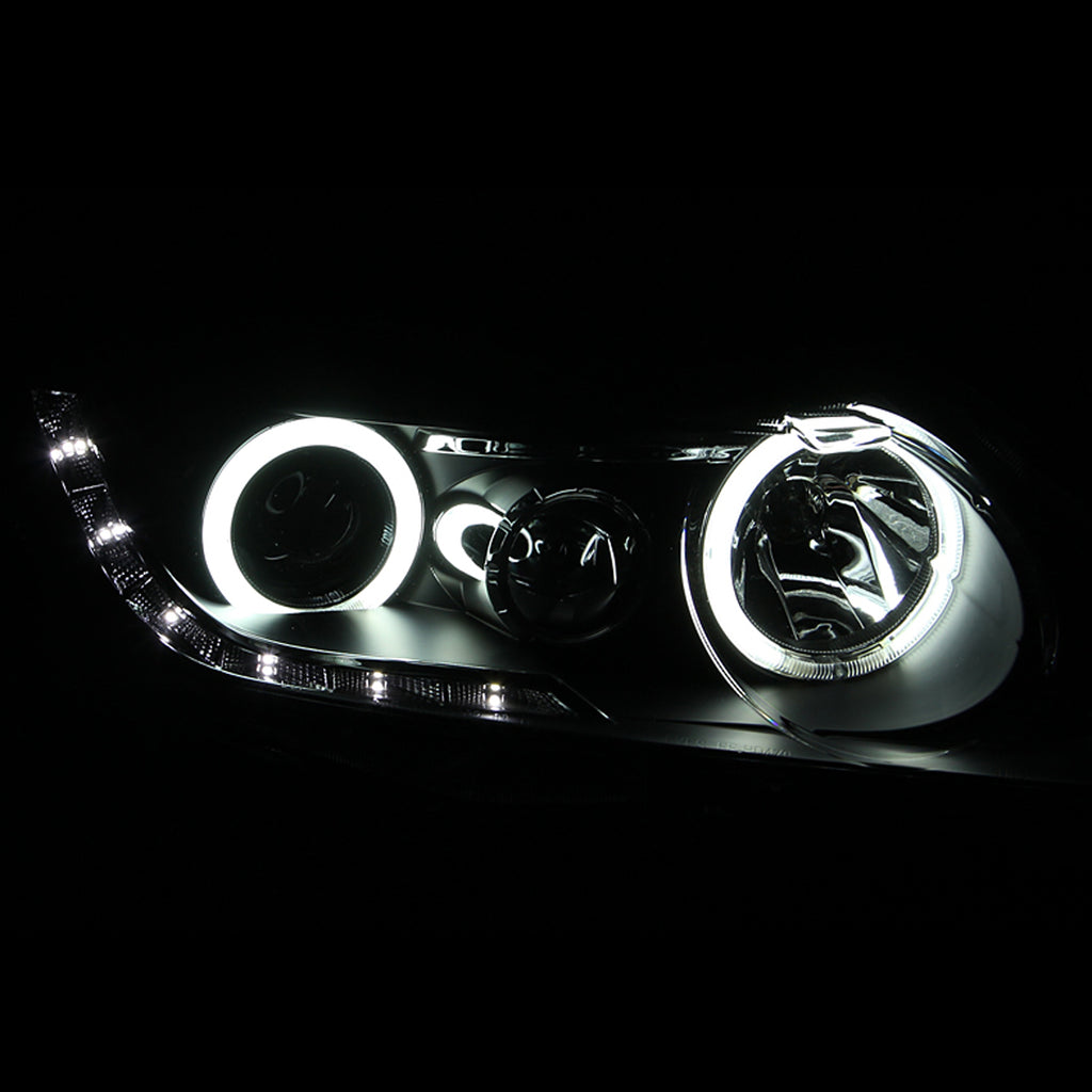 0611-Civic-Projector-Halo-Black-Clear(Ccfl)Headlights-DriverPassenger