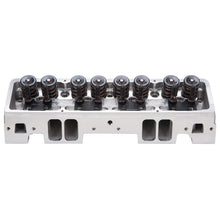 Load image into Gallery viewer, Edelbrock 61259 Victor Jr. 23Â° Cylinder Head for S/B Chevy Mechanical Roller Camshaft (220cc) for Select Buick Century, Buick Regal, Buick Skylark, Chevrolet Bel Air, Chevrolet Biscayne, Chevrolet Blazer, Chevrolet Brookwood, Chevrolet C10, Chevrolet