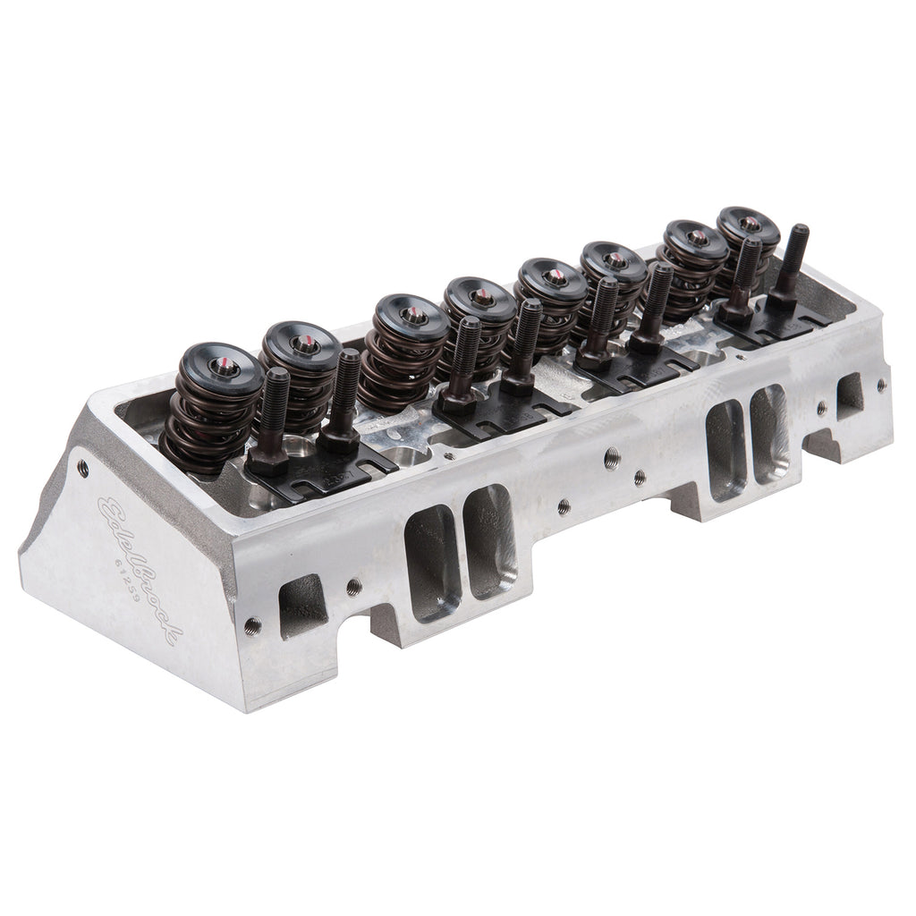 Edelbrock 61259 Victor Jr. 23Â° Cylinder Head for S/B Chevy Mechanical Roller Camshaft (220cc) for Select Buick Century, Buick Regal, Buick Skylark, Chevrolet Bel Air, Chevrolet Biscayne, Chevrolet Blazer, Chevrolet Brookwood, Chevrolet C10, Chevrolet