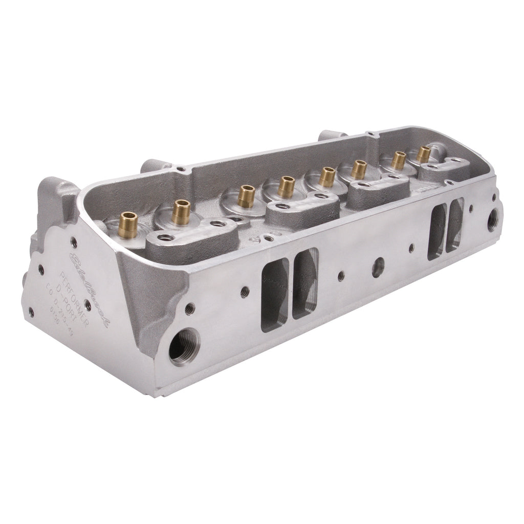 Edelbrock 61569 RPM CNC Pontiac D-Port Cylinder Head 87cc Bare