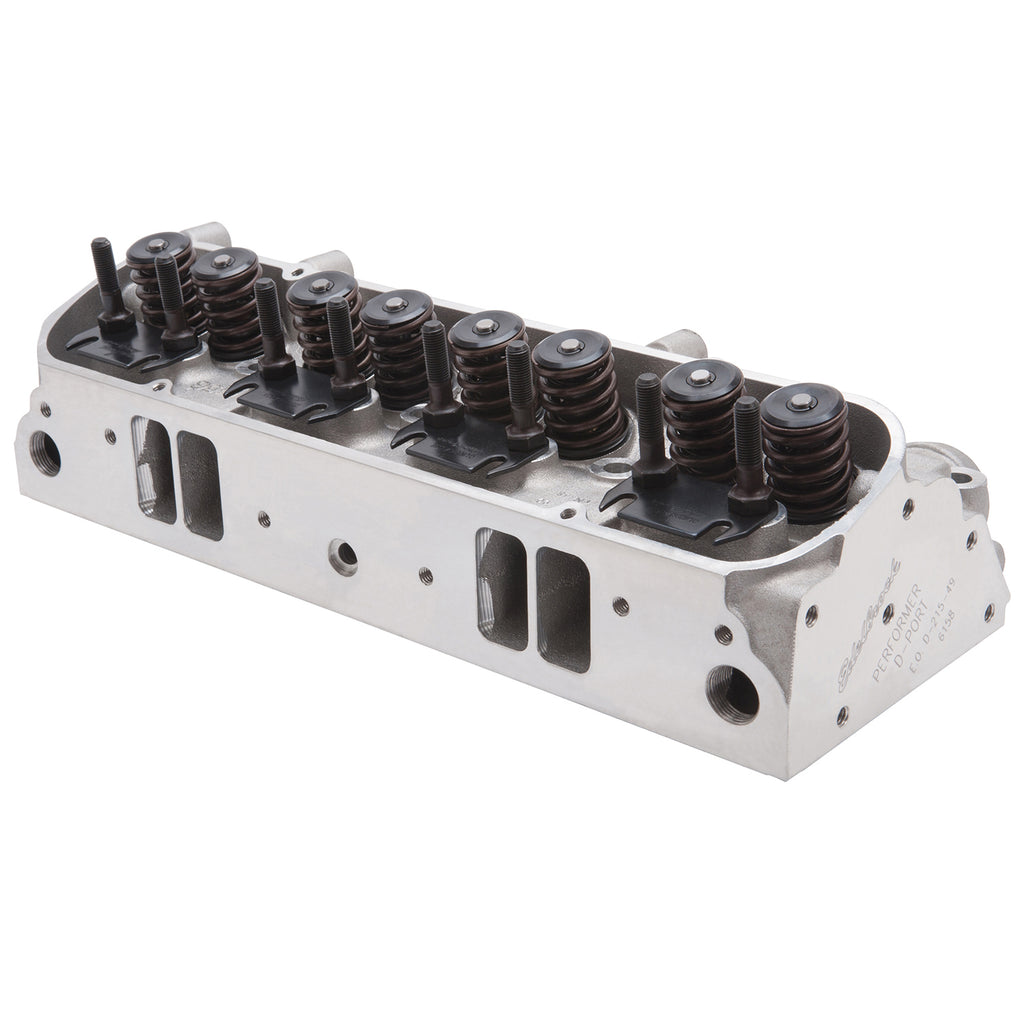 Edelbrock 61595 RPM CNC Pontiac D-Port Cylinder Head 72cc Hydraulic Roller Camshaft