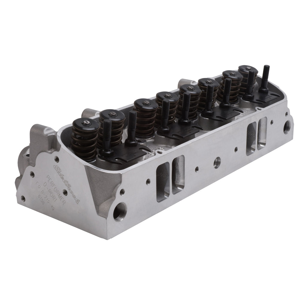 Edelbrock 61599 RPM CNC Pontiac D-Port Cylinder Head 72cc Hydraulic Flat Tappet Cam