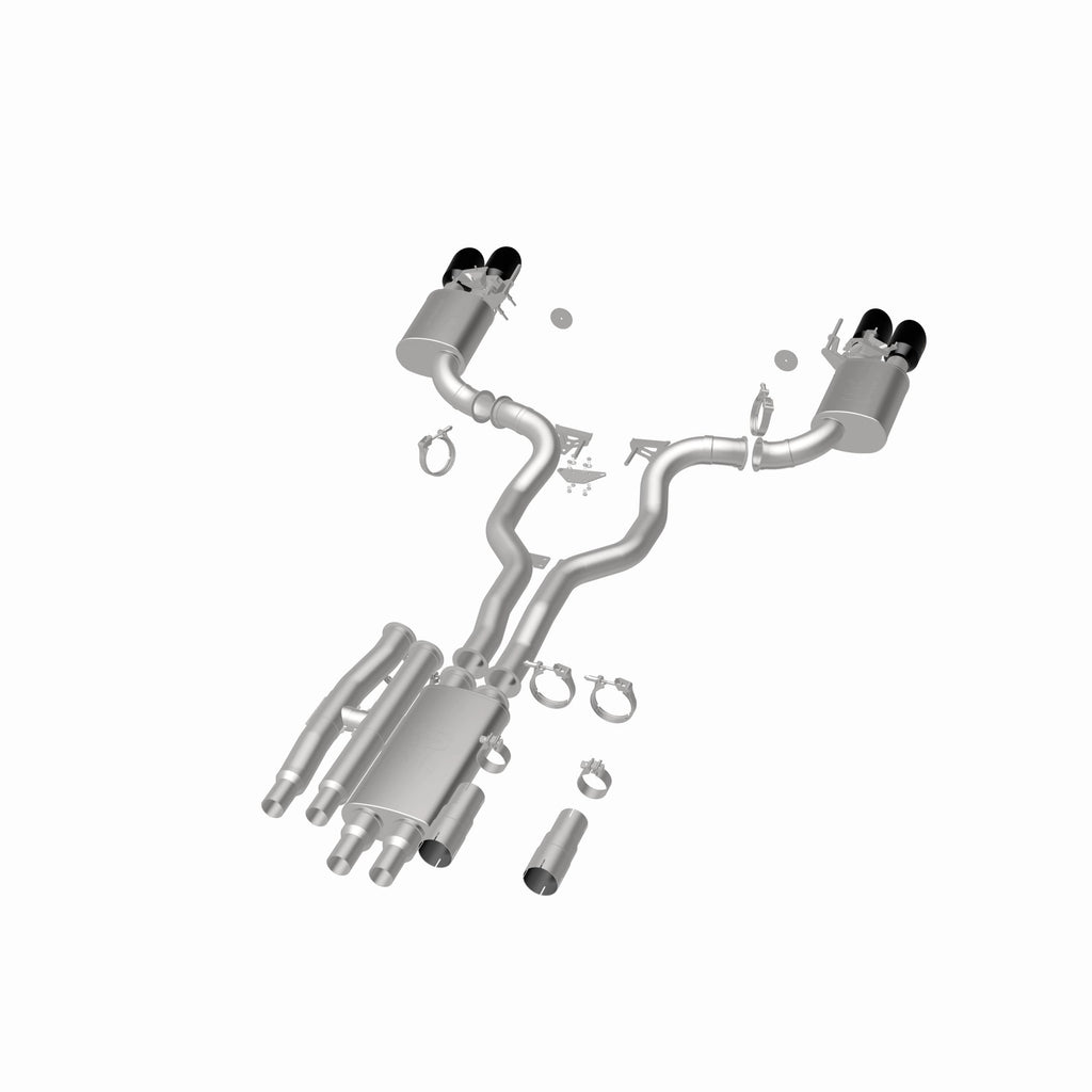 MagnaFlow Exhaust Products 19646 xMOD Series Black Chrome Tips Cat-Back System for Select Ford Mustang