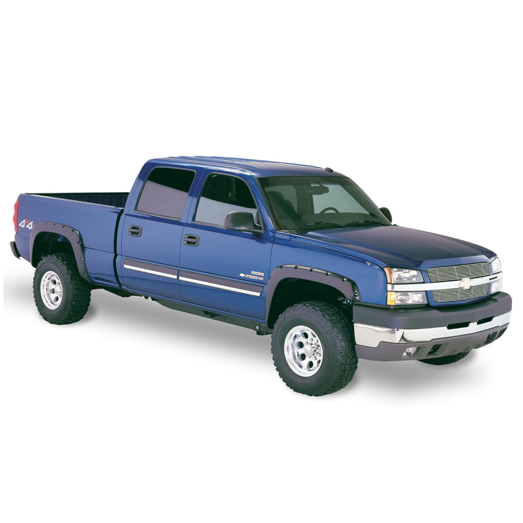 07-07-Chevy-Silverado-1500-Classic-Fleetside-Pocket-Style-Flares-4Pc---Black