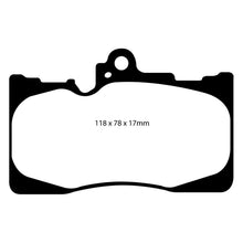 Load image into Gallery viewer, 07-08-Lexus-Gs350-3.5-Rwd-Yellowstuff-Front-Brake-Pads