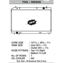Load image into Gallery viewer, 07-08-Nissan-350Z-W-Hr-Engine-High-Performance-All-Aluminum-Radiator