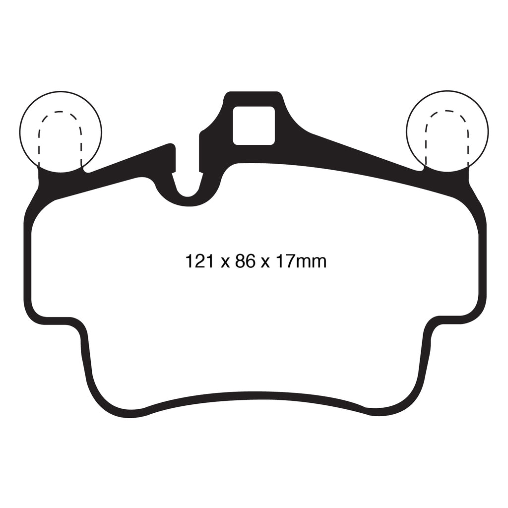 07-08-Porsche-911-(997)-(Cast-Iron-Rotor-Only)-3.6-Carrera-2-Yellowstuff-Front-Brake-Pads