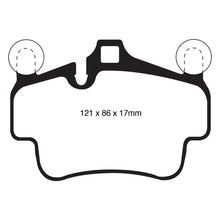Load image into Gallery viewer, 07-08-Porsche-911-(997)-(Cast-Iron-Rotor-Only)-3.6-Carrera-2-Yellowstuff-Front-Brake-Pads