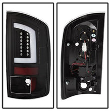 Load image into Gallery viewer, 07-09-Dodge-Ram-25003500-V3-Light-Bar-Led-Tail-Lights---Black-(Alt-Yd-Dram06v3-Lbled-Bk)