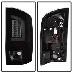 07-09-Dodge-Ram-25003500-V3-Light-Bar-Led-Tail-Lights---Blk-Smoke-Alt-Yd-Dram06v3-Lbled-Bsm