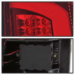 07-09-Dodge-Ram-25003500-V3-Light-Bar-Led-Tail-Lights---Red-Clear-(Alt-Yd-Dram06v3-Lbled-Rc)