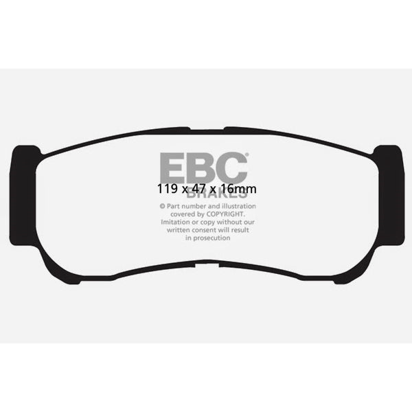 07-09-Hyundai-Santa-Fe-2.7-Ultimax2-Rear-Brake-Pads