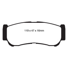 Load image into Gallery viewer, 07-09-Hyundai-Santa-Fe-2.7-Greenstuff-Rear-Brake-Pads