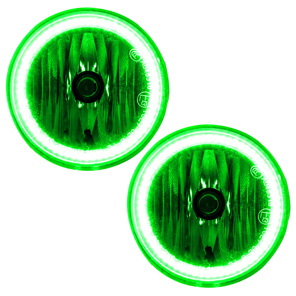 07-09-Jeep-Patriot-Pre-Assembled-Led-Halo-Fog-Lights--Green