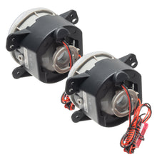 Load image into Gallery viewer, 07-09-Jeep-Wrangler-Jk-Pre-Assembled-Led-Halo-Fog-Lights--Pink