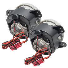 Load image into Gallery viewer, 07-09-Jeep-Wrangler-Jk-Pre-Assembled-Led-Halo-Fog-Lights--Pink