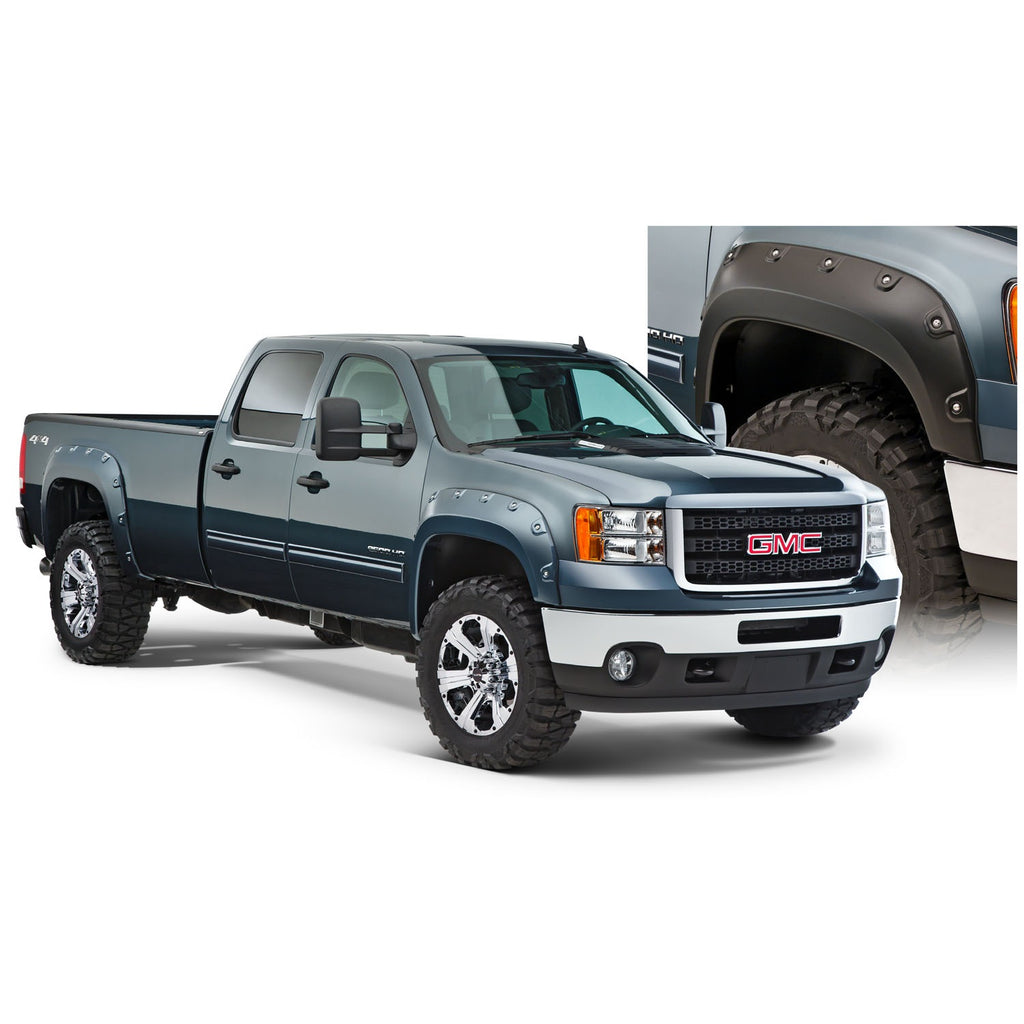 07-10-Gmc-Sierra-3500-Fleetside-Boss-Pocket-Style-Flares-4Pc-Excludes-Dually---Black