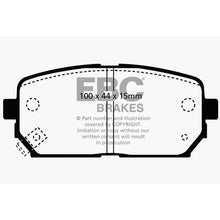 Load image into Gallery viewer, 07-10-Kia-Rondo-2.4-Greenstuff-Rear-Brake-Pads