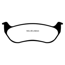 Load image into Gallery viewer, 07-11-Ford-Explorer-Sport-Trac-4.0-Yellowstuff-Rear-Brake-Pads
