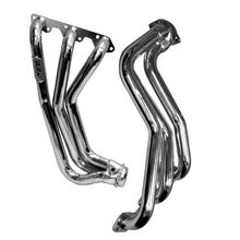 Load image into Gallery viewer, 07-11-Jeep-3.8-V6-Long-Tube-Exhaust-Headers-And-Y-Pipe-And-Converters---1-58-Chrome