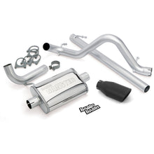 Load image into Gallery viewer, 07-11-Jeep-3.8L-Wrangler---2Dr-Monster-Exhaust-System---Ss-Single-Exhaust-W-Black-Tip