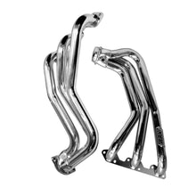 Load image into Gallery viewer, 07-11-Jeep-3.8-V6-Long-Tube-Exhaust-Headers-And-Y-Pipe-And-Converters---1-58-Silver-Ceramic