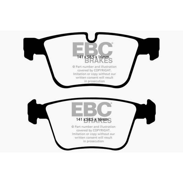 07-11-Mercedes-Benz-Cl63-Amg-6.2-Redstuff-Rear-Brake-Pads