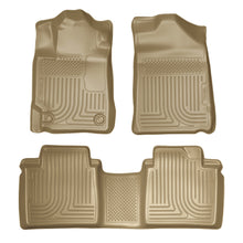 Load image into Gallery viewer, 07-11-Toyota-Camry-(All)-Weatherbeater-Combo-Tan-Floor-Liners-(One-Piece-For-2Nd-Row)
