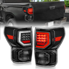 Load image into Gallery viewer, 07-11-Toyota-Tundra-Full-Led-Tailights-Black-Housing-Clear-Lens-G2-(WC-Light-Bars)