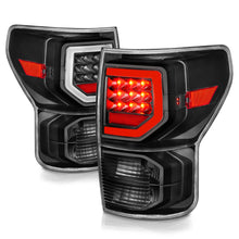 Load image into Gallery viewer, 07-11-Toyota-Tundra-Full-Led-Tailights-Black-Housing-Clear-Lens-G2-(WC-Light-Bars)