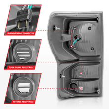 Load image into Gallery viewer, 07-11-Toyota-Tundra-Full-Led-Tailights-Black-Housing-Clear-Lens-G2-(WC-Light-Bars)