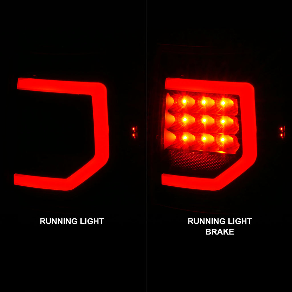 07-11-Toyota-Tundra-Full-Led-Tailights-Black-Housing-Clear-Lens-G2-(WC-Light-Bars)