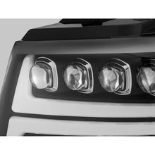 Load image into Gallery viewer, 07-13-Chevy-Avalanche-Nova-Led-Proj-Headlights-Plank-Style-Matte-Black-WActiv-LightDrl