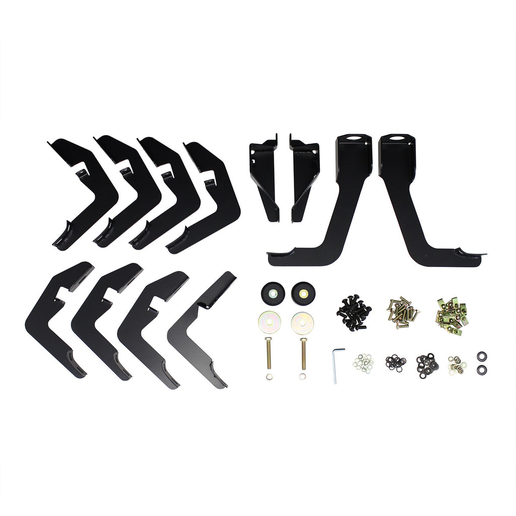 07-13-Chevy-Silv-1500-Extnd-Cab-(6.5-Ft-Bed)-Pro-Traxx-5-Wtw-Oval-Nerf-Step-Bars---Ss