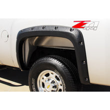 Load image into Gallery viewer, 07-13-Chevy-Silverado-1500-Rx-Rivet-Style-Smooth-Elite-Series-Fender-Flares---Black-(2-Pc.)