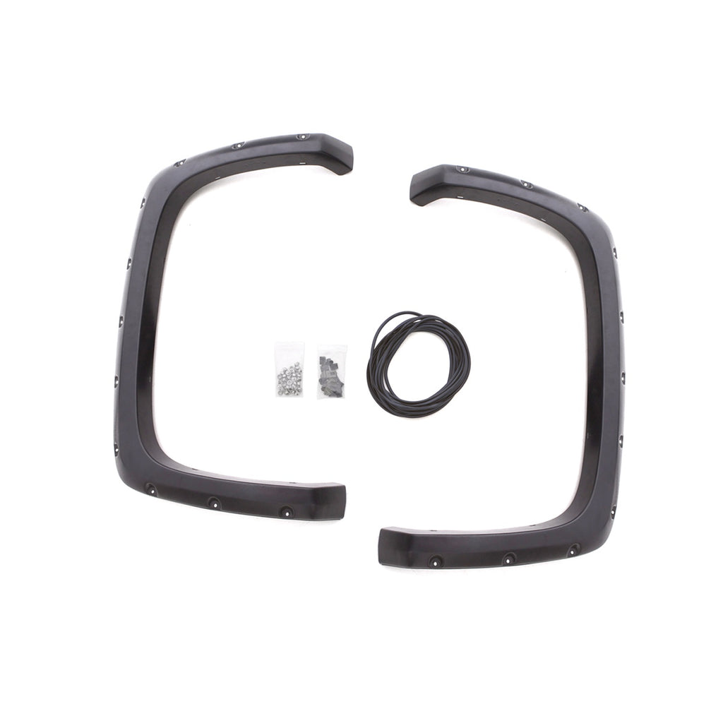 07-13-Chevy-Silverado-1500-Rx-Rivet-Textured-Elite-Series-Fender-Flares---Black-(2-Pc.)