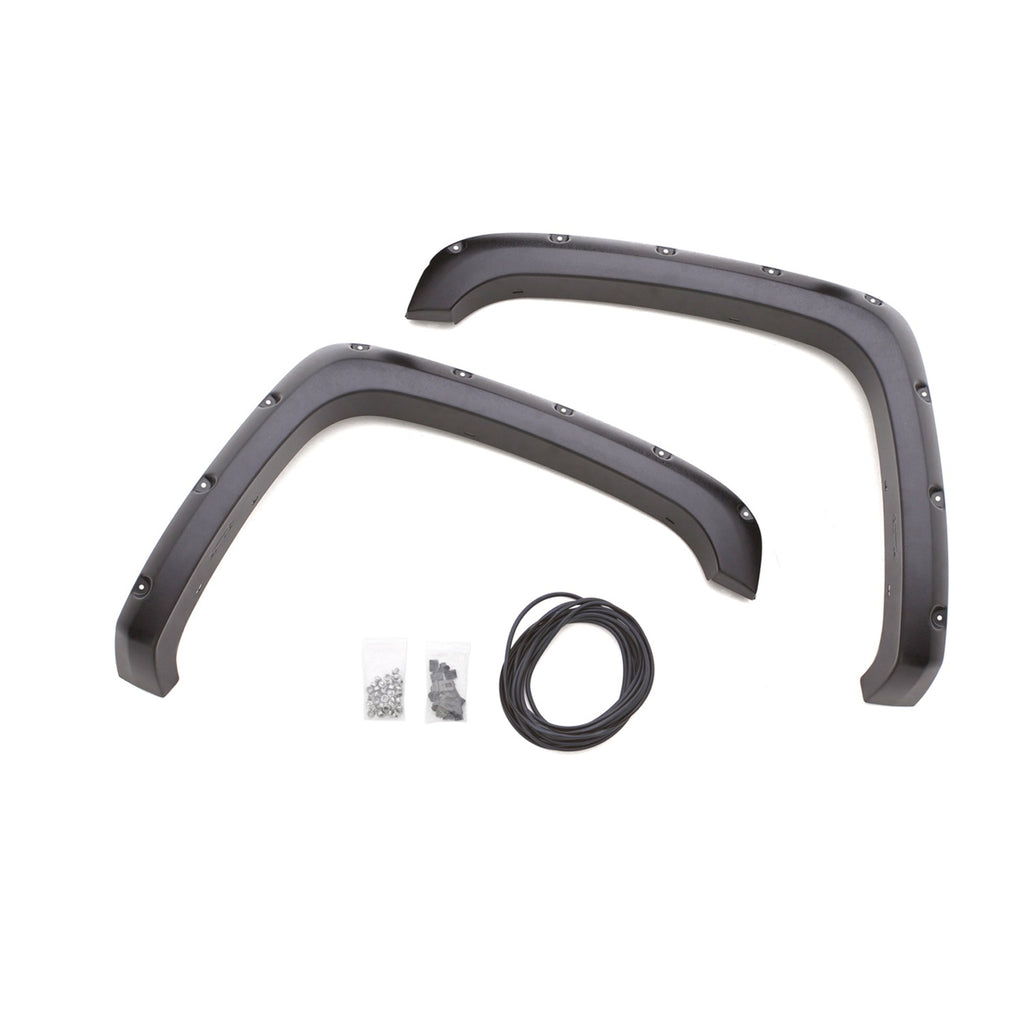 07-13-Chevy-Silverado-1500-Rx-Rivet-Textured-Elite-Series-Fender-Flares---Black-(2-Pc.)