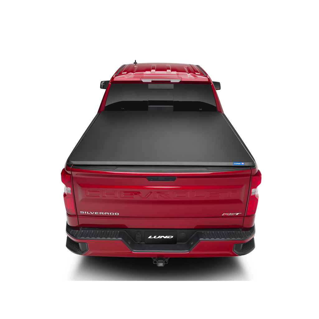 07-13-Chevy-Silverado-1500-(6.5Ft.-Bed)-Genesis-Tri-Fold-Tonneau-Cover---Black
