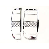 Race Sport RS-0713CHEVY1-TLB 07-13 Chevy Suburban/Tahoe LED Taillight Bezel w/ Brake/Running Lights (Chrome)